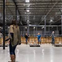An alumna fowling at the Fowling Fun Event